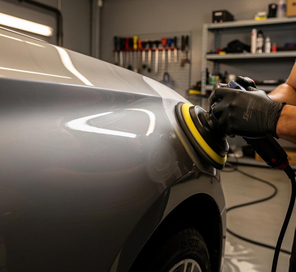 Refine: paint surface refined for clarity and smooth gloss.